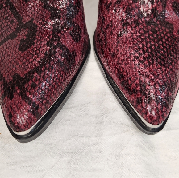 Steve Madden Snakeskin Booties - Picture 8 of 13